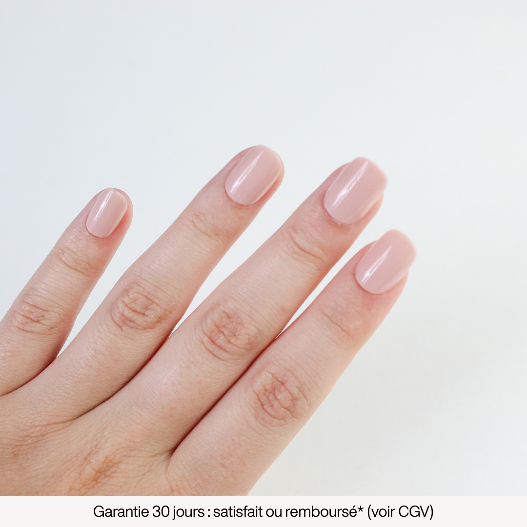 Beige Rosé - Extra court arrondi