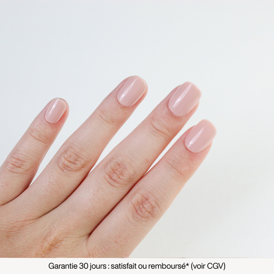 Beige Rosé - Extra court arrondi