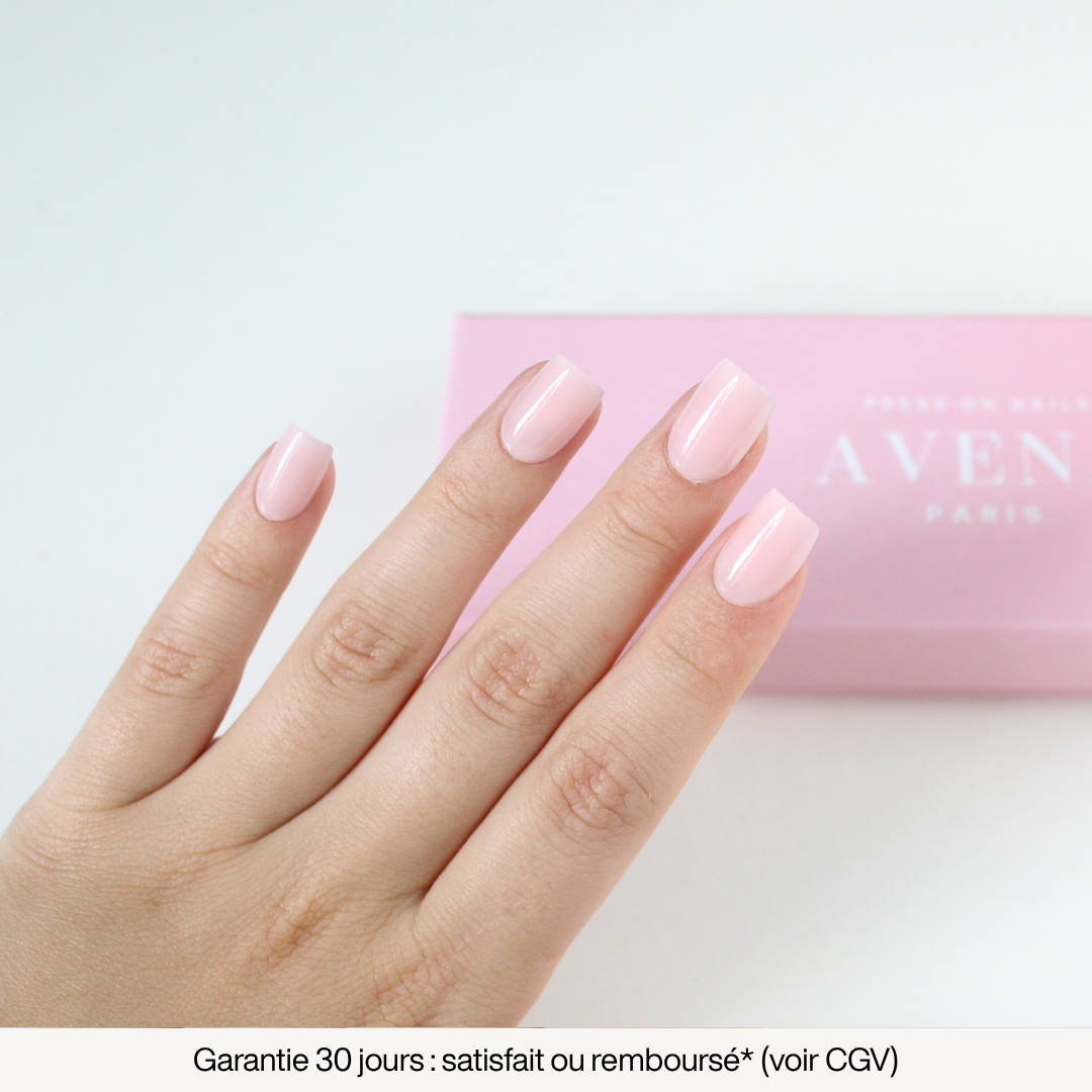 Rose Pastel - Court carré