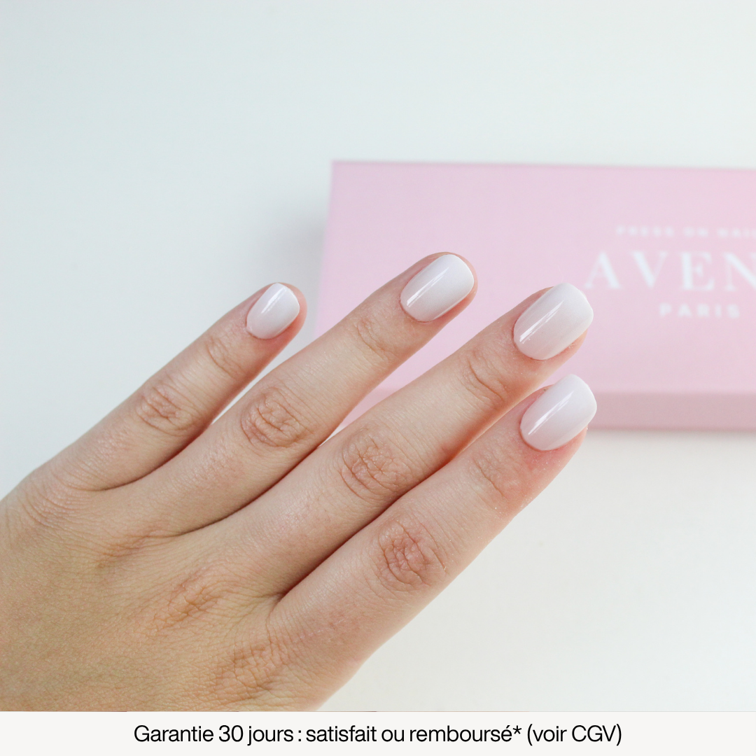Nude Grisé - Extra court arrondi