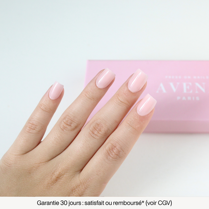 Rose Pastel - Court carré