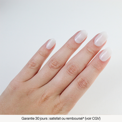 Gris léger - Court arrondi
