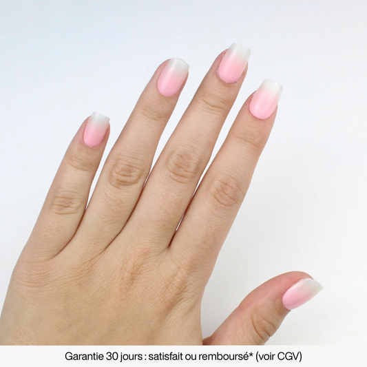 Pink Ombre - Court Carré