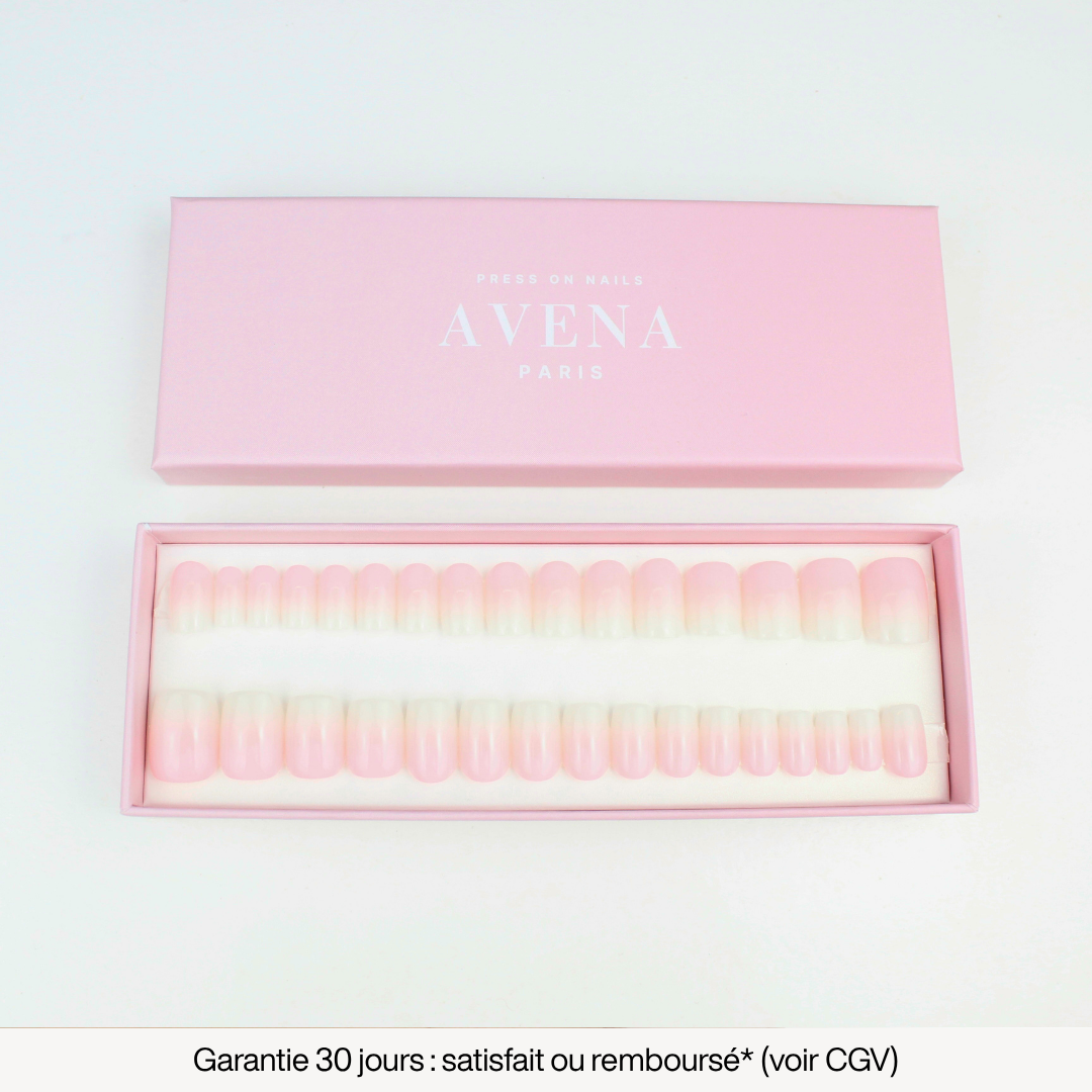 Pink Ombre - Court Carré