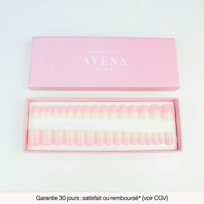 Pink Ombre - Court Carré